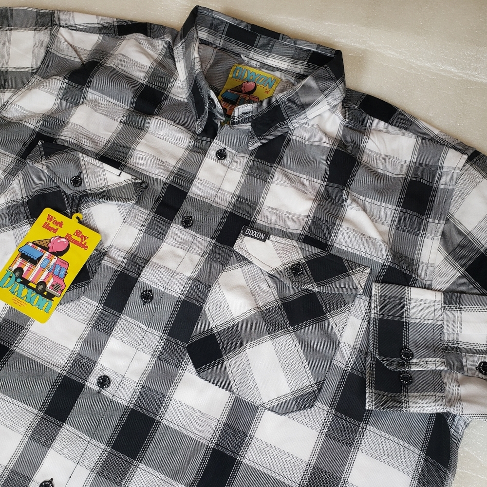 NWT Dixxon Men's 5X 5XL Craig Flannel Shirt